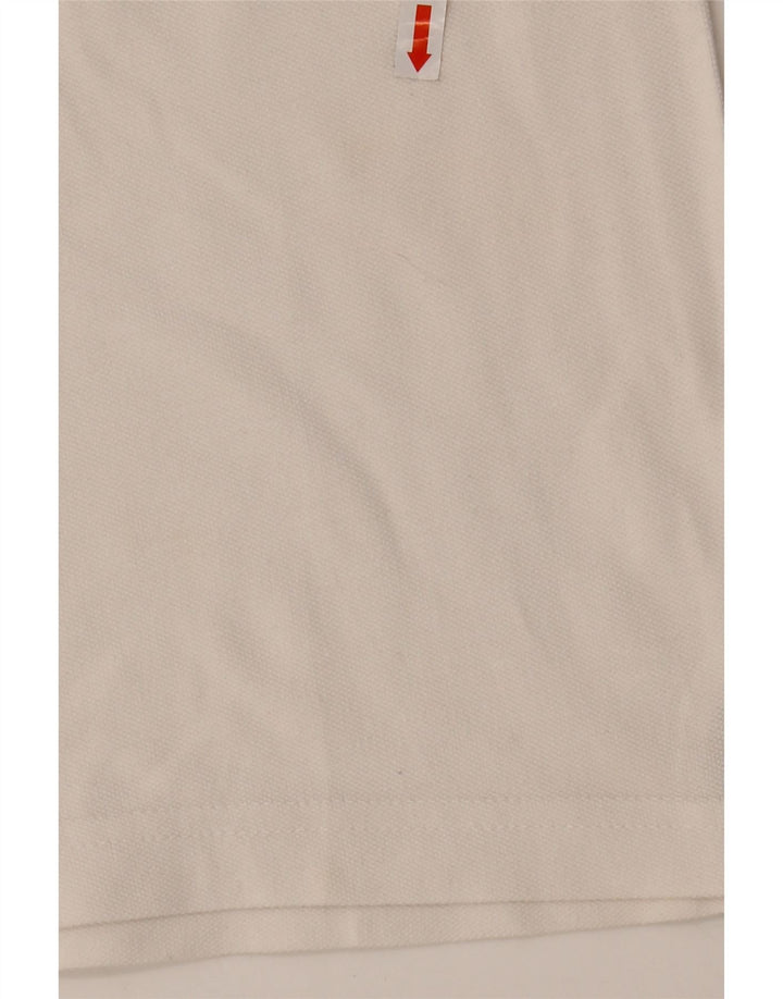 NORTH SAILS Mens Graphic Polo Shirt XL White Cotton