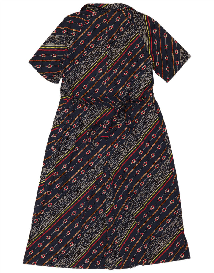 Persona Womens Plus Size A-Line Kjole Størrelse 27 XL Marineblå polyamid