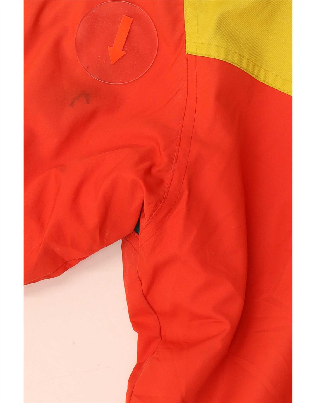 Fila Herre grafisk skijakke IT 50 Large Orange Colourblock Polyester
