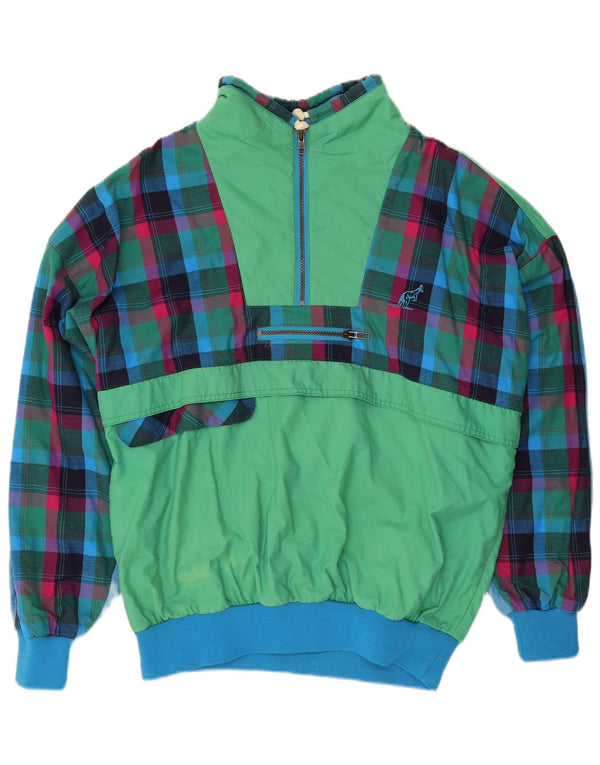 AUSTRALIAN L'ALPINA Herre sweatshirt Jumper IT 50 Medium Green Check