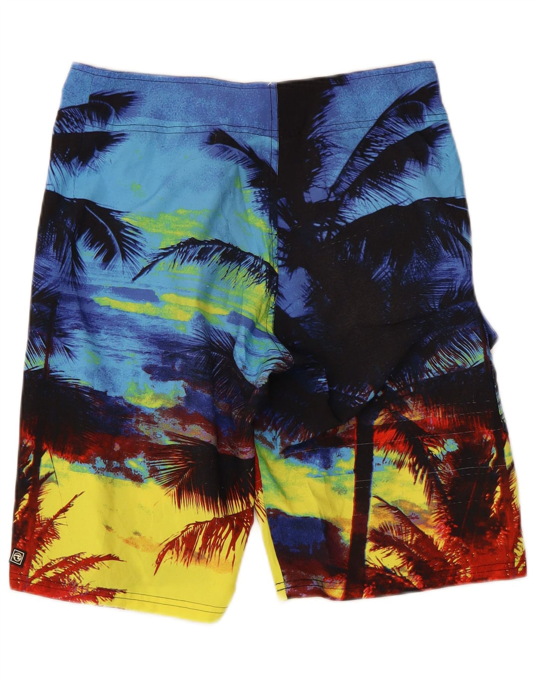 Vintage badeshorts til mænd Små flerfarvede Colourblock Hawaiian