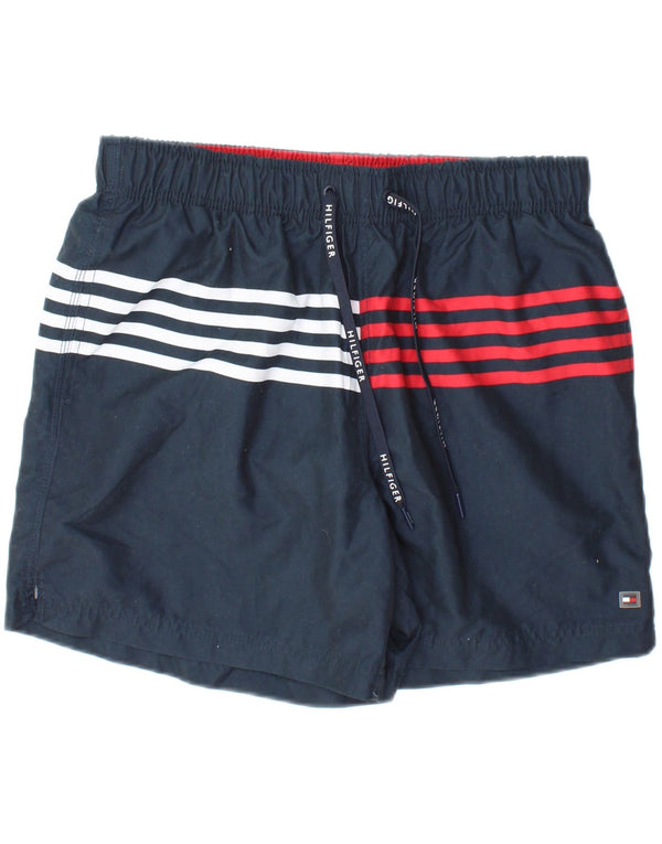 Tommy Hilfiger Badeshorts til mænd store marineblå stribet polyester