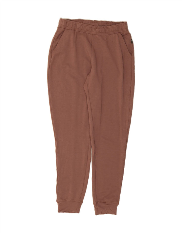 EDDIE BAUER Womens Tracksuit Trousers Joggers UK 10 Small  Brown Polyester Vintage Eddie Bauer and Second-Hand Eddie Bauer from Messina Hembry 