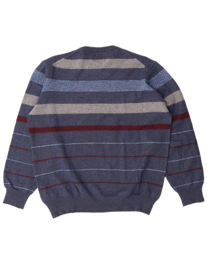 MARLBORO CLASSICS Boys Crew Neck Jumper Sweater 15-16 Years 2XL Blue