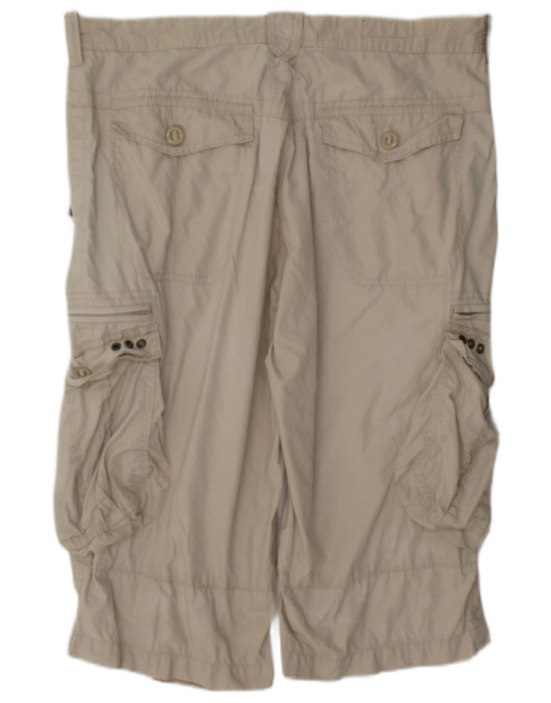 Marks & Spencer Herre Blue Harbor Cargo Shorts W36 Stor Beige Bomuld