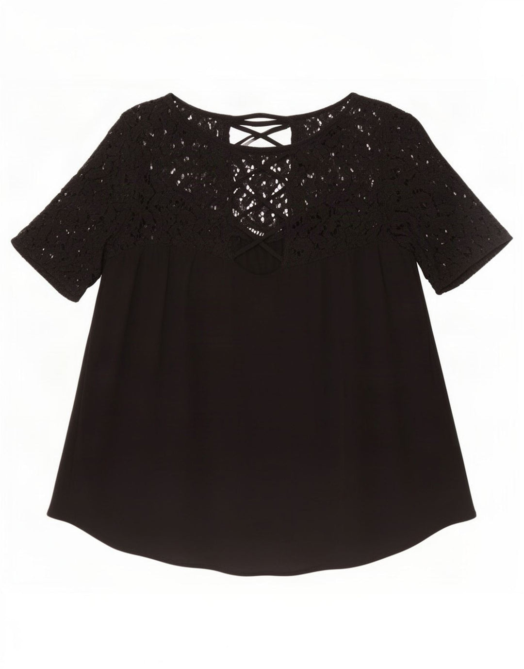 Zara Dame Bluse Top UK 12 Medium Sort