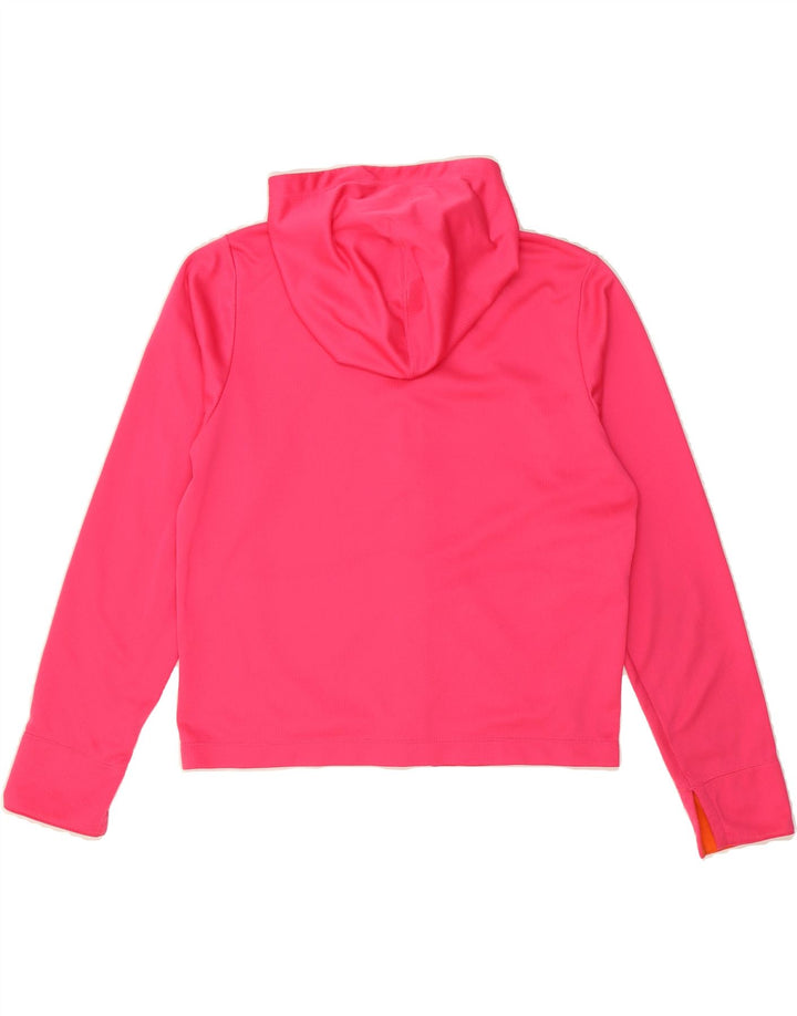 NIKE Womens Dri Fit Oversized Tracksuit Top Jacket US 8/10 Medium Pink Vintage Nike and Second-Hand Nike from Messina Hembry 