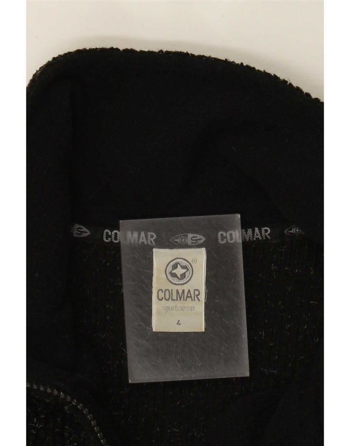 Colmar Fleece Jumper med lynlås til mænd Medium Black Fair Isle