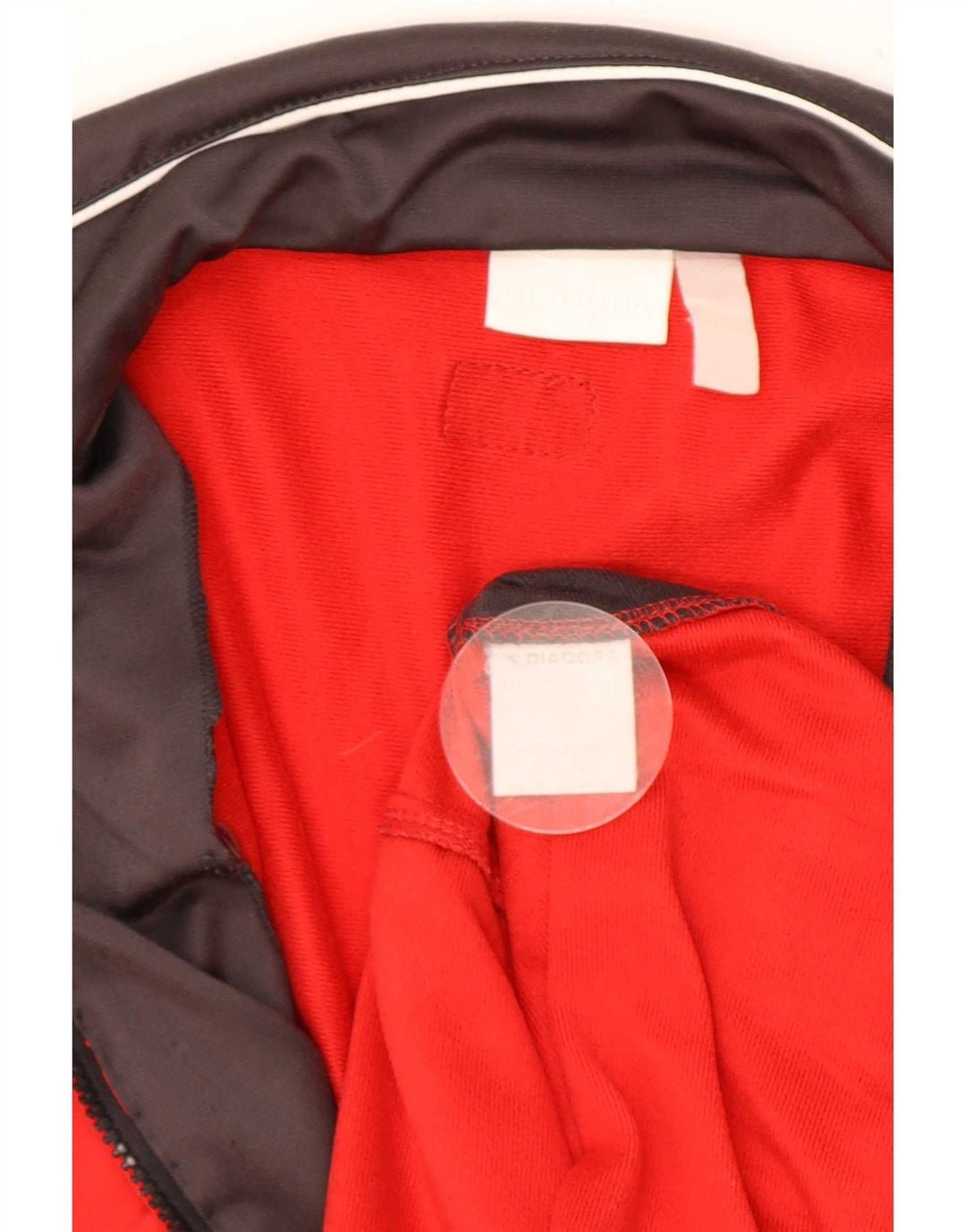 Diadora Træningsdragt til mænd Topjakke Stor Rød Colourblock Polyester