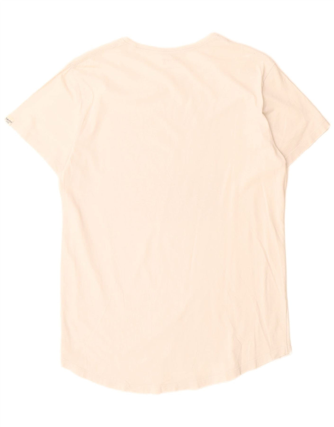 Timberland Herre grafisk T-shirt top mellem hvid bomuld