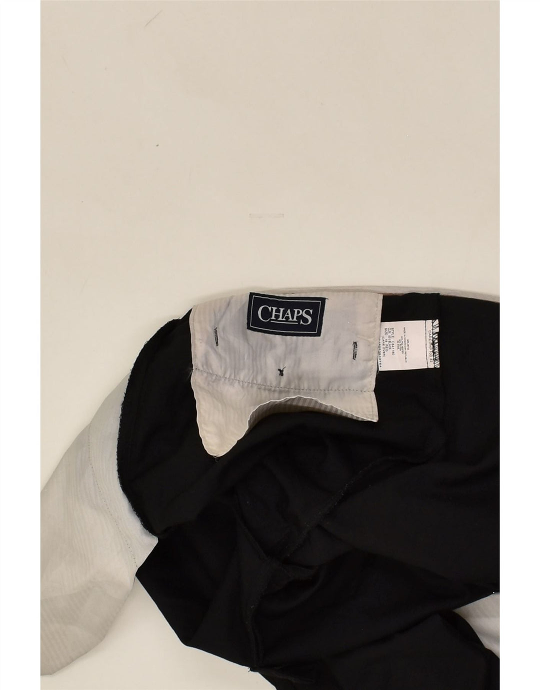 CHAPS Boys Straight Casual Trousers 15-16 Years W28 L29  Black Polyester | Vintage Chaps | Thrift | Second-Hand Chaps | Used Clothing | Messina Hembry 