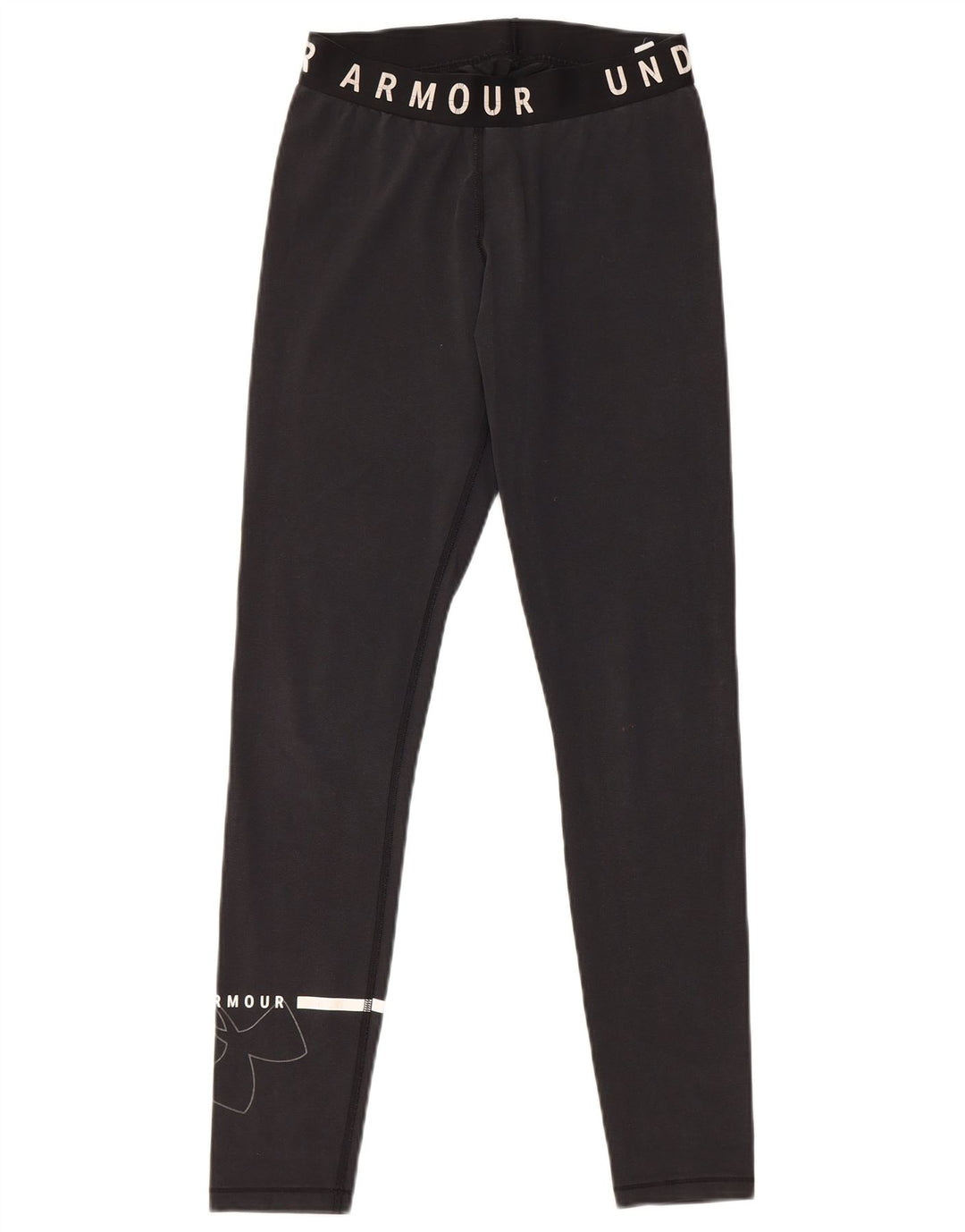 Under Armour Grafiske Leggings til kvinder UK 10 Lille Sort