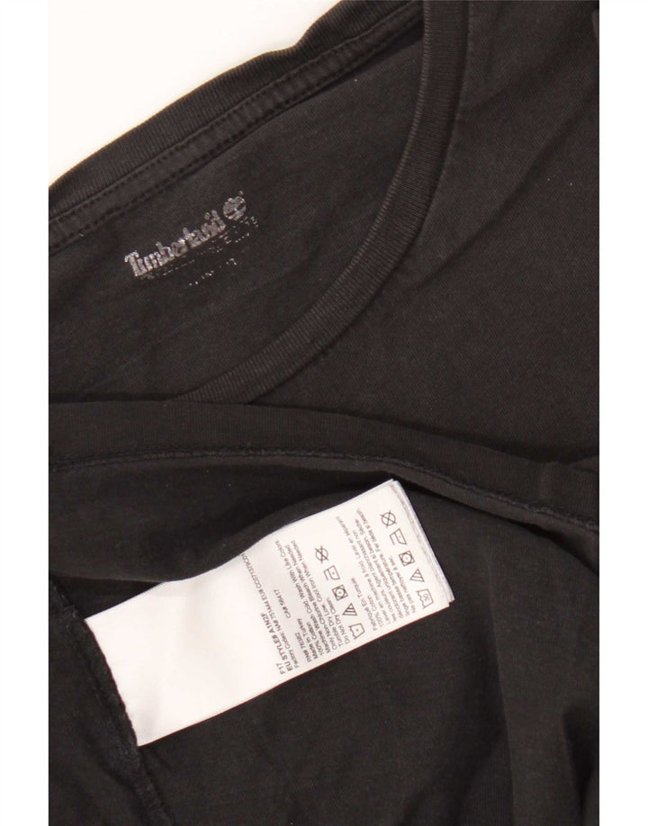 Timberland Herre grafisk T-shirt top lille sort bomuld
