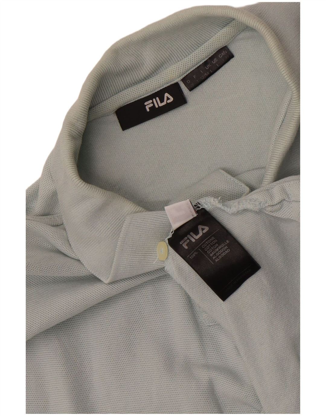 Fila Poloskjorte til mænd Stor Grå Bomuld
