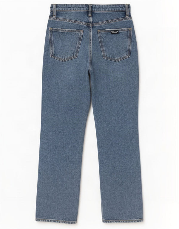 Zara Dame Bootcut Jeans EU 36 XS W26 L26 Blå Bomuld