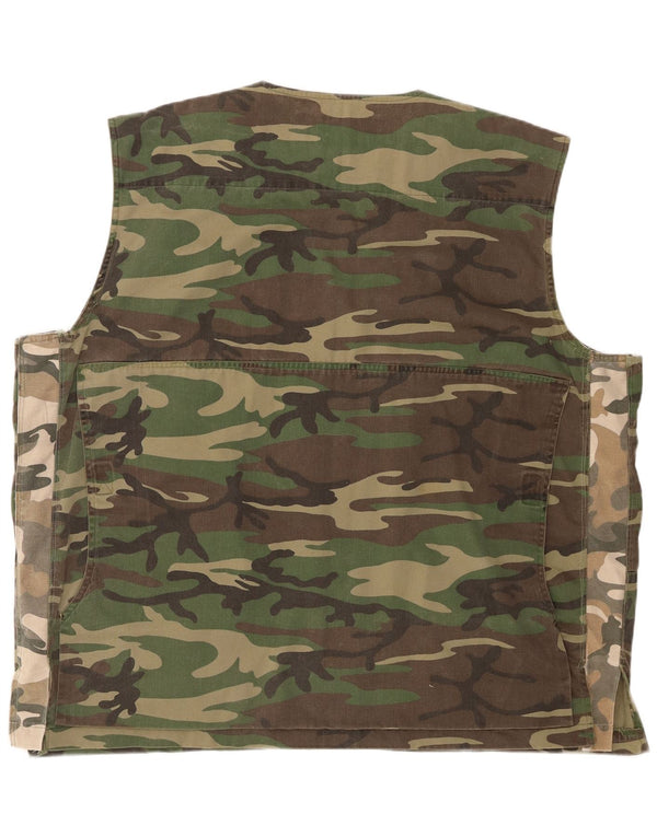 ESSE EMME Herre Utility Gilet UK 44 2XL Khaki Camouflage