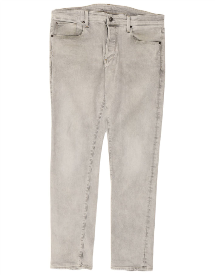 G-Star Skinny Jeans til mænd W36 L34 Grå bomuld