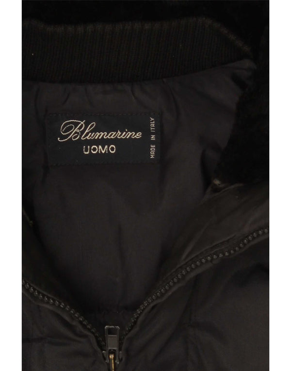 Blumarine Herre Parka Jacket UK 40 Large Black