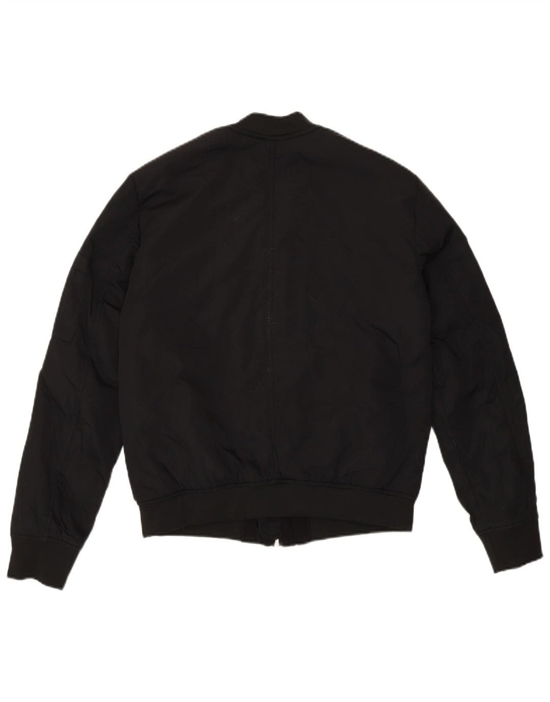 Zara Womens Loose Fit Bomber Jacket UK 4 XS Sort Polyester Moderne