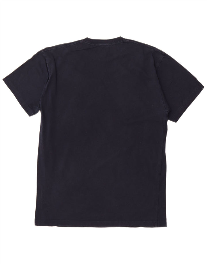 VANS Herre Classic Fit Grafisk T-shirt Top Medium Navyblå Bomuld