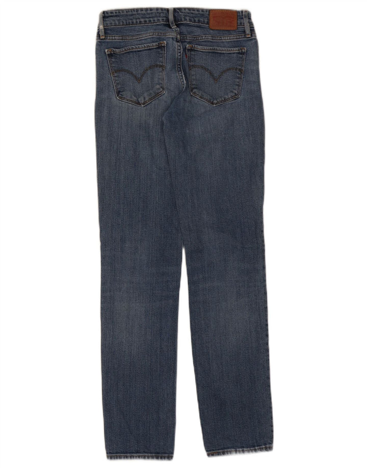 Levi's Dame 712 Slim Jeans W26 L30 Blå Bomuld