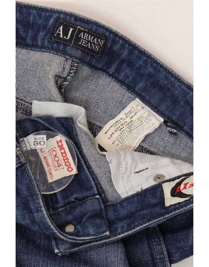 Armani Dame Bootcut Jeans W30 L28 Blå Bomuld
