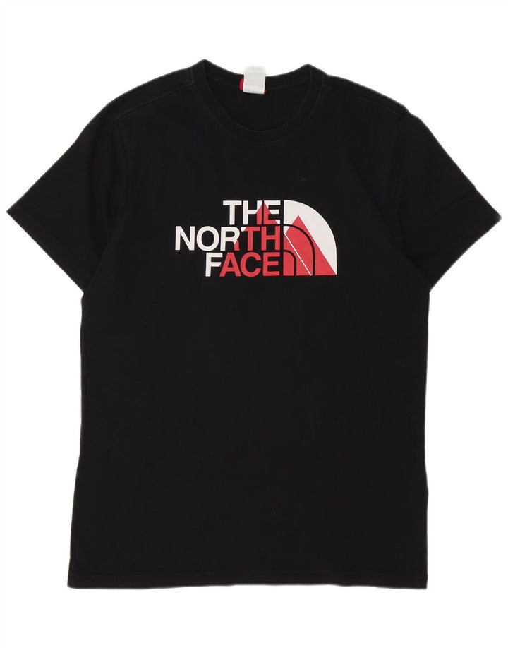 THE NORTH FACE Herre grafisk T-shirt Top Lille sort bomuld