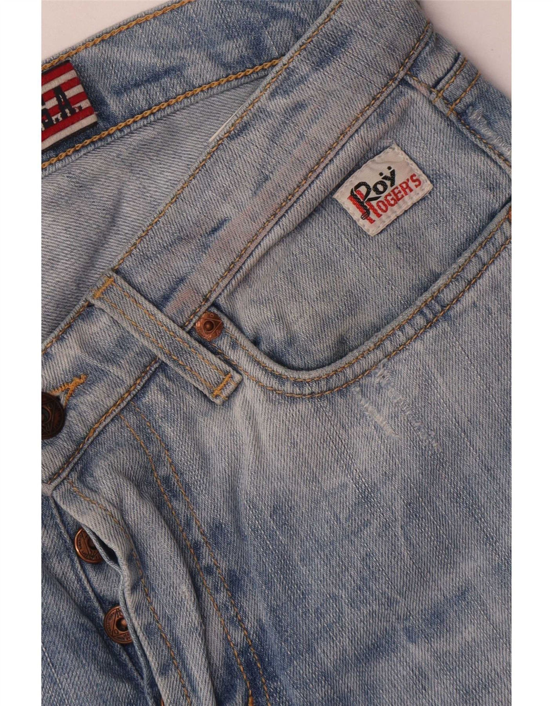 Roy Rogers Straight Jeans til mænd W30 L31 blå bomuld