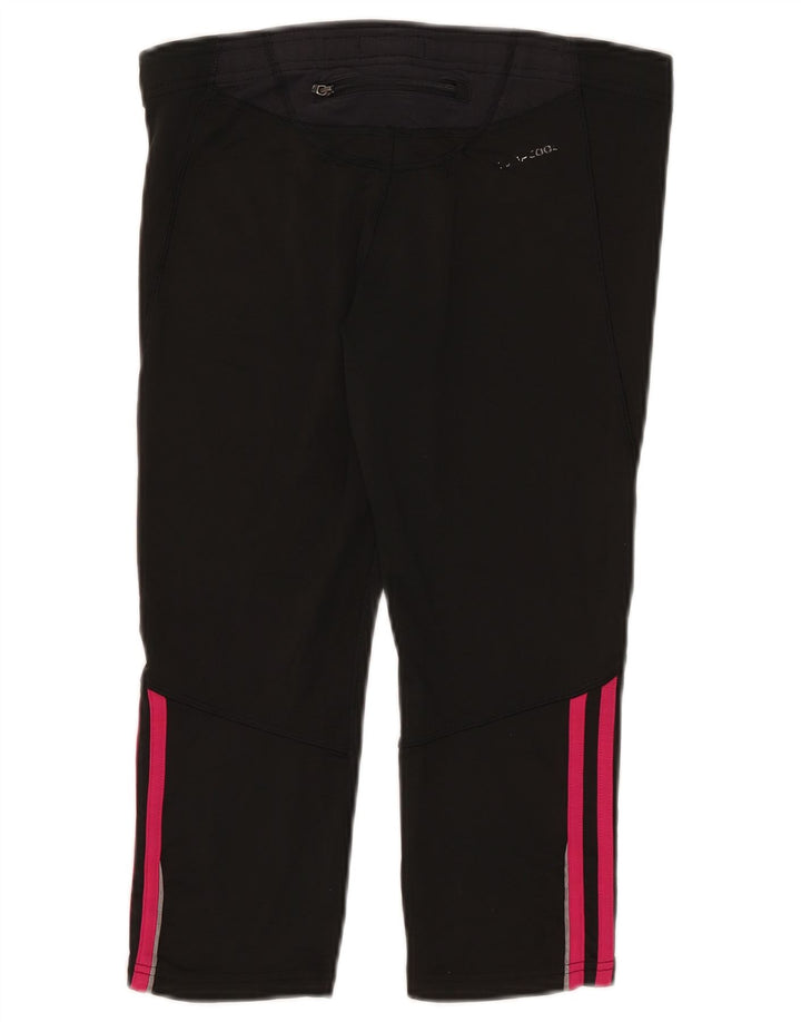 Adidas Dame Clima 365 Capri Leggings UK 14 Medium Sort Polyester