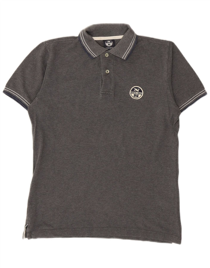 North Sails Herre Polo Shirt Medium Grå Bomuld