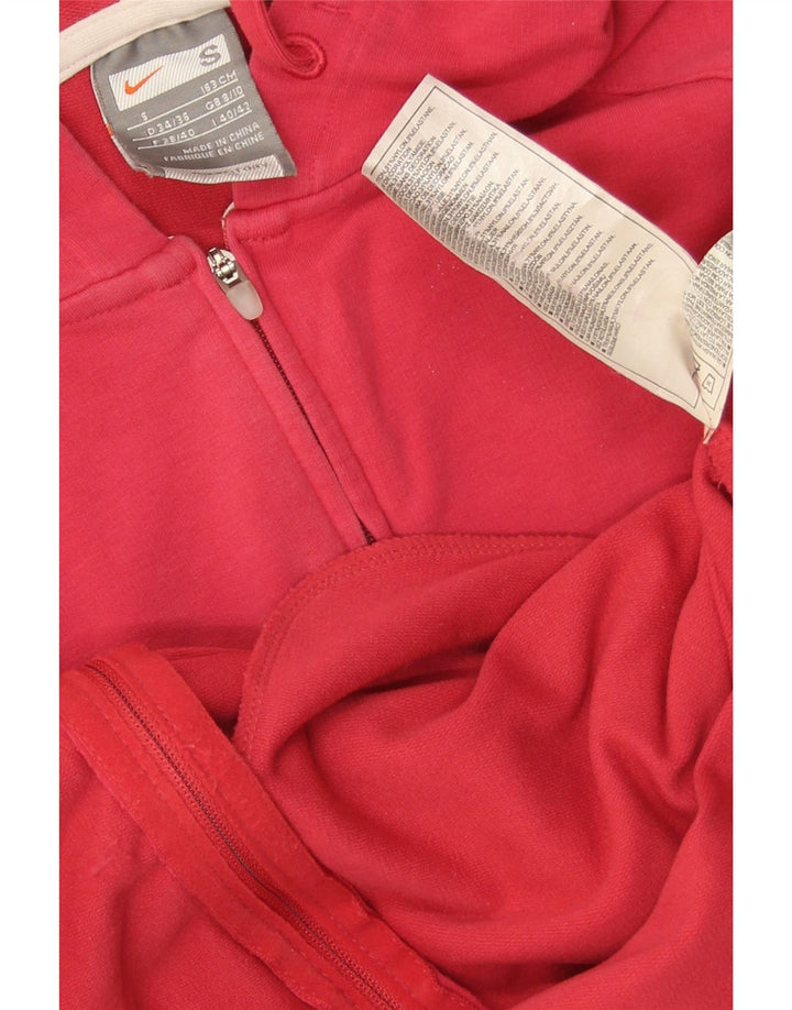 Nike Studio hættetrøje med lynlås til kvinder DK 8/10 Lille rød bomuld