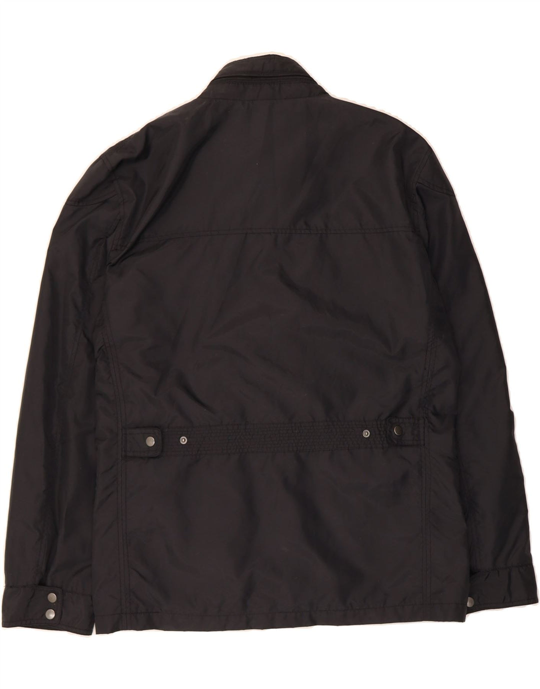 VINTAGE Mens Hooded Utility Jacket UK 40 Large Black Vintage Vintage and Second-Hand Vintage from Messina Hembry 