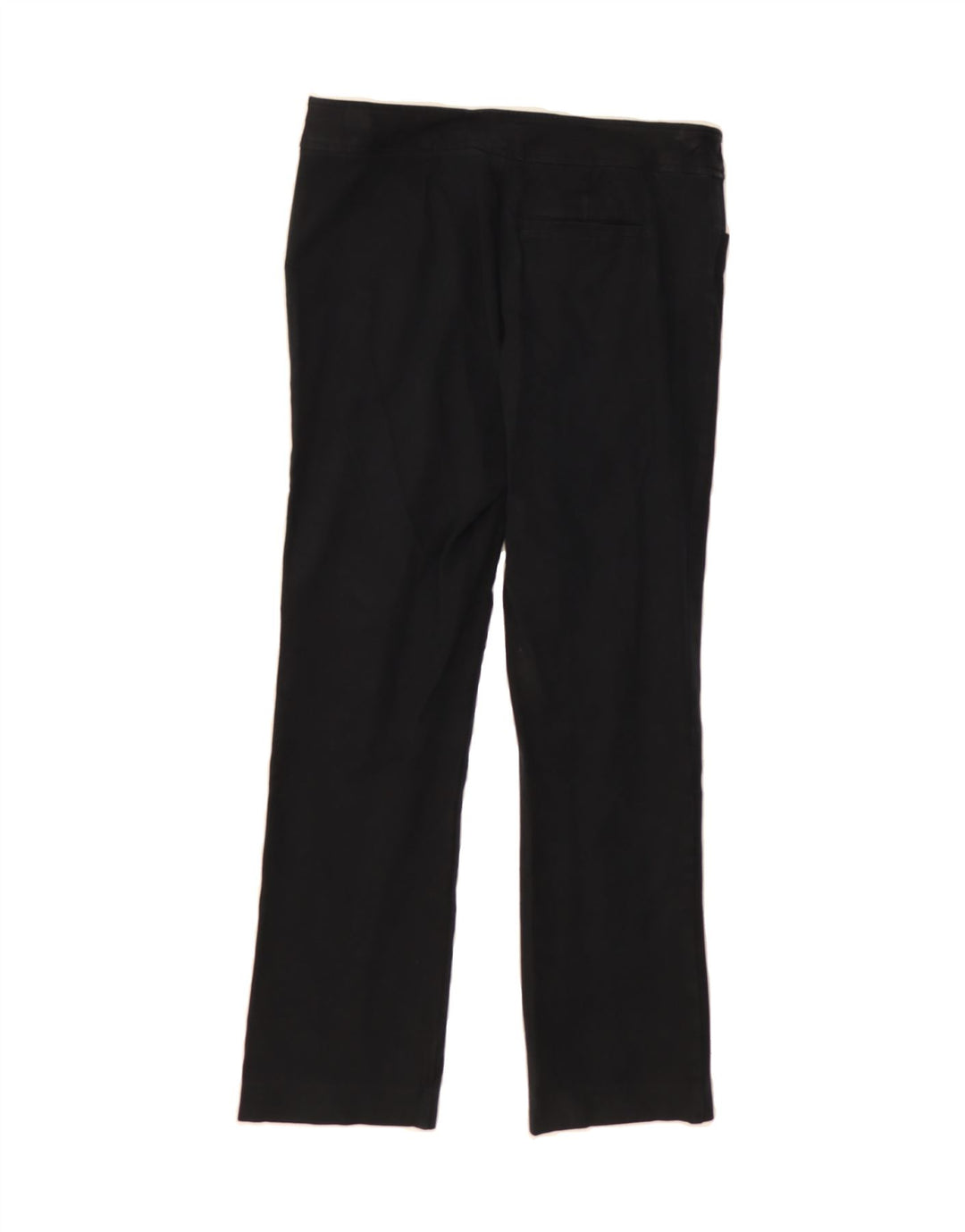 CHAPS Womens Straight Casual Trousers US 6 Medium W30 L27 Black Cotton Vintage Chaps and Second-Hand Chaps from Messina Hembry 