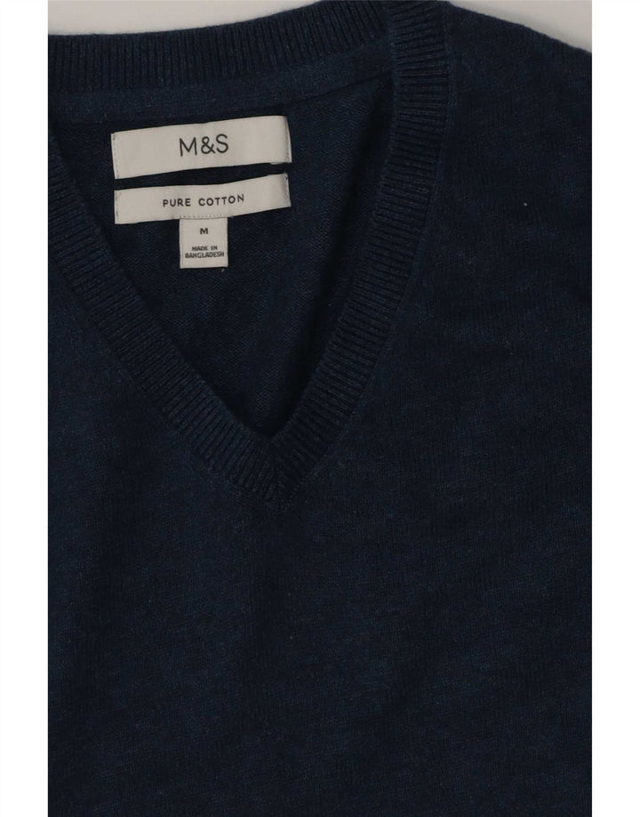 Marks & Spencer Herrevest Tank Top Medium Blue Bomuld
