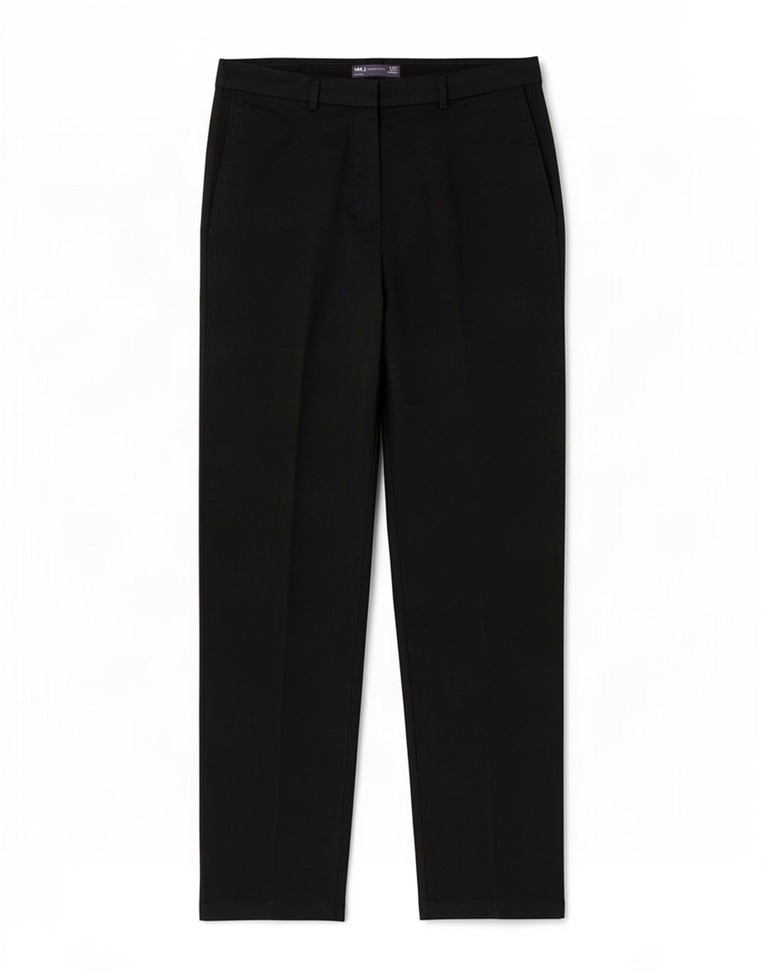 Marks & Spencer Lige Chinobukser til kvinder UK 12 Medium W32 L31 Sort