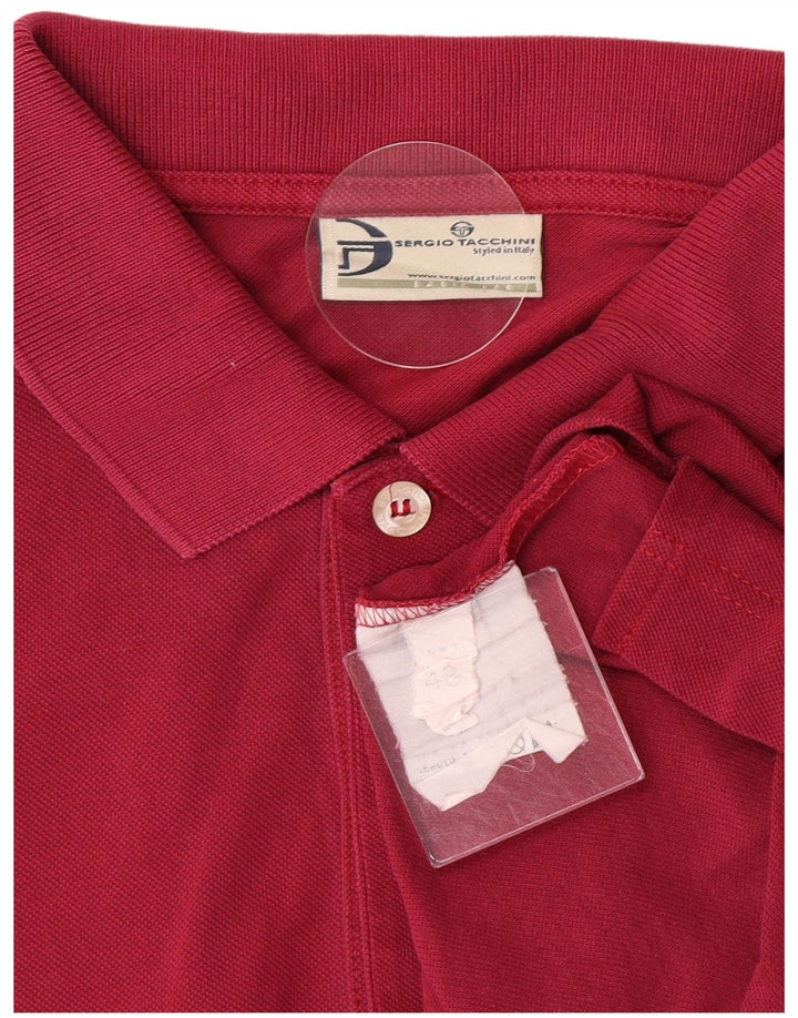 Sergio Tacchini Polo skjorte til mænd IT 48 Medium Maroon