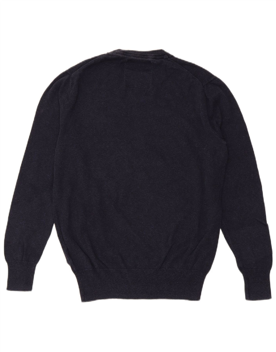 SUPERDRY Herre sweater med rund hals, lille marineblå bomuld