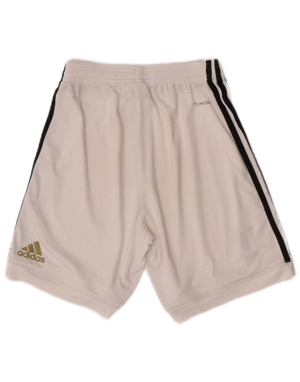Adidas Dame Juventus grafiske sportsshorts UK 4 XS Hvid Polyester