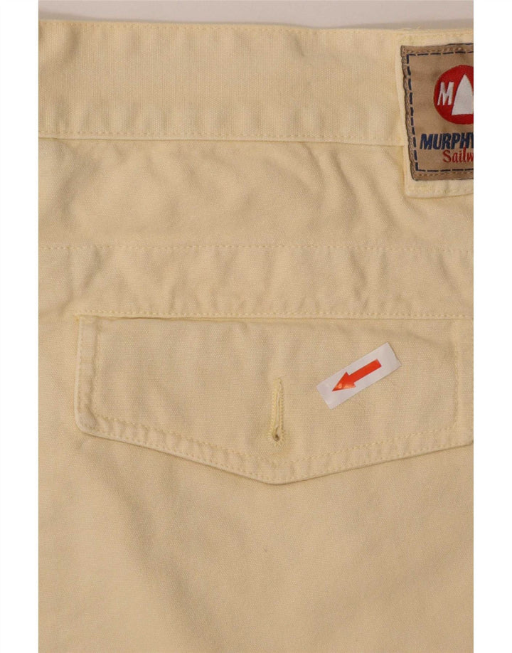 Murphy & Nye Herre Chino Shorts Medium W33 Beige Bomuld