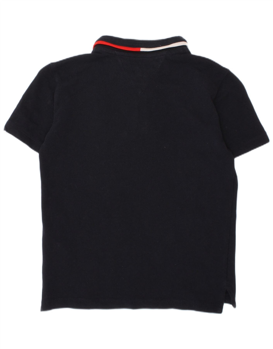 TOMMY HILFIGER drenge poloshirt 7-8 år marineblå bomuld