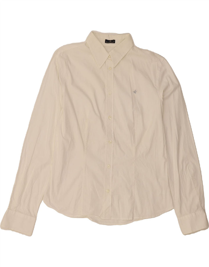 BROOKSFIELD Womens Shirt IT 48 XL White Cotton Vintage Brooksfield and Second-Hand Brooksfield from Messina Hembry 