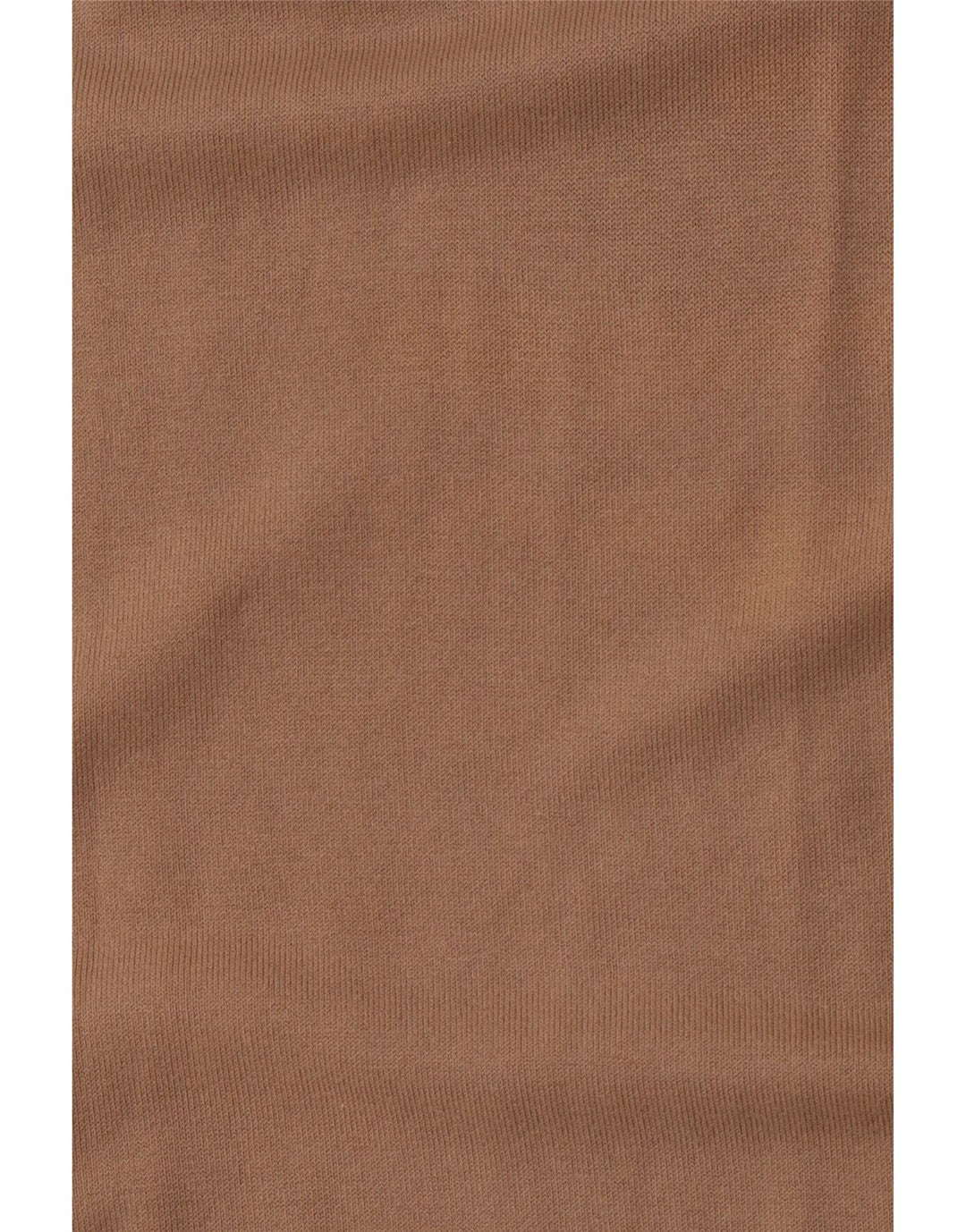 BENETTON Dame Slim Fit Jumper Sweater UK 14 Stor Beige Bomuld