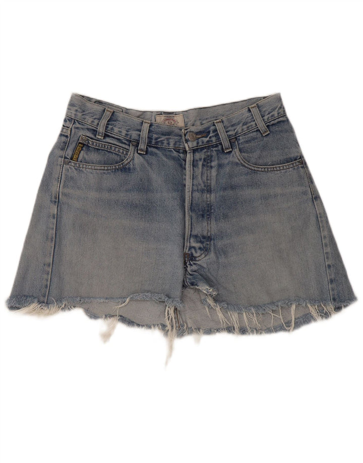 Armani Dame Mini Denim Nederdel W30 Medium Blue
