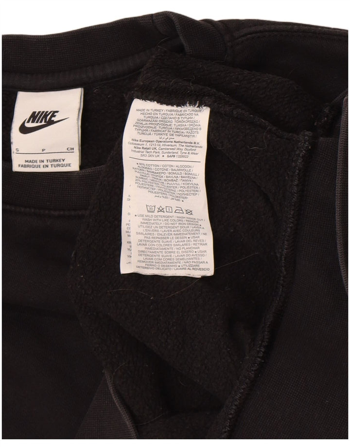 Nike grafisk sweatshirt til mænd, lille sort bomuld