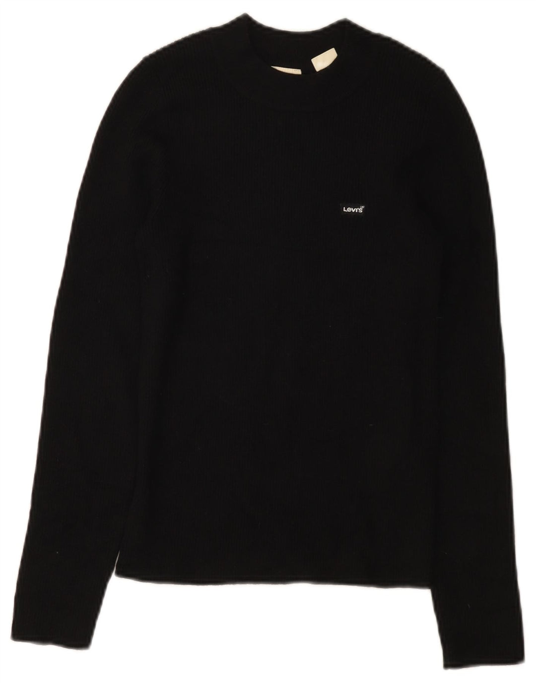 LEVI'S Dame sweater med rund hals DK 8 Lille sort akryl