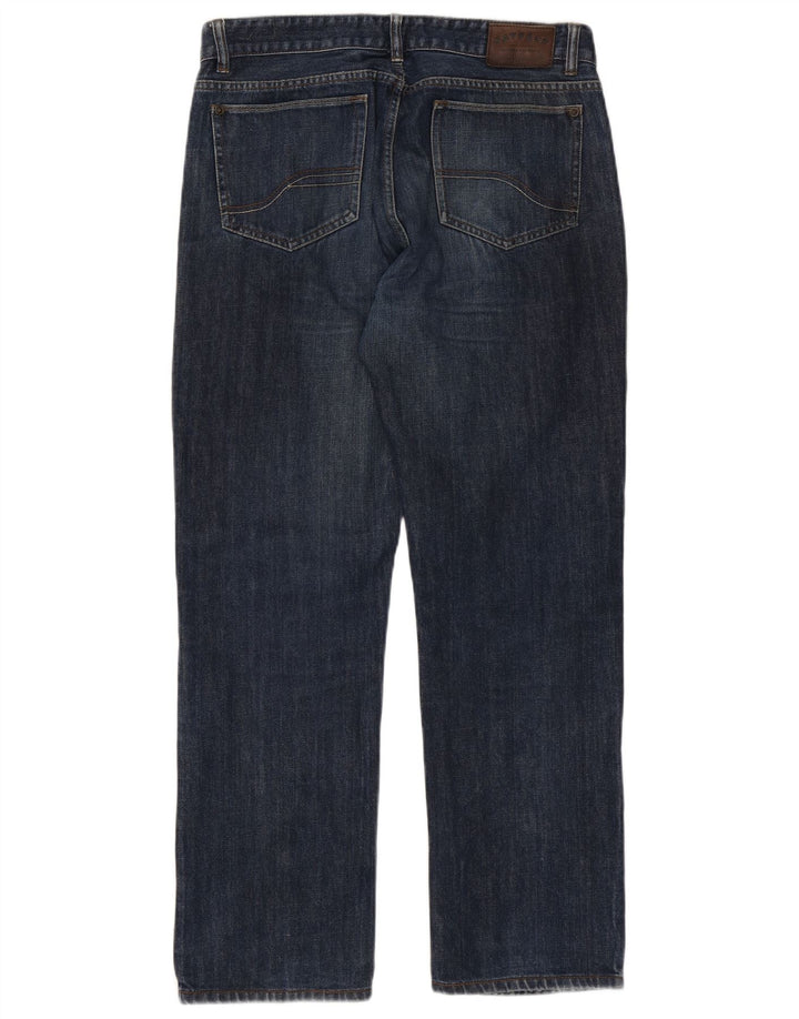 Fat Face Herre Straight Jeans W34 L30 Blå Bomuld