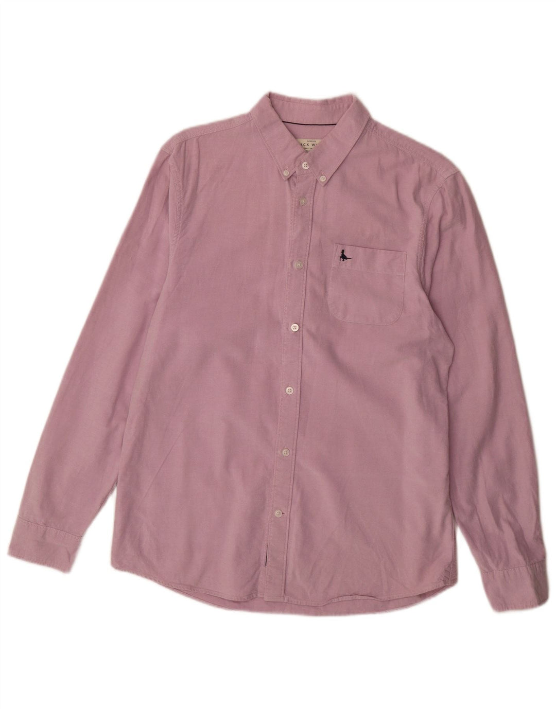 Jack Wills Herre Classic Fit skjorte Medium Pink Bomuld