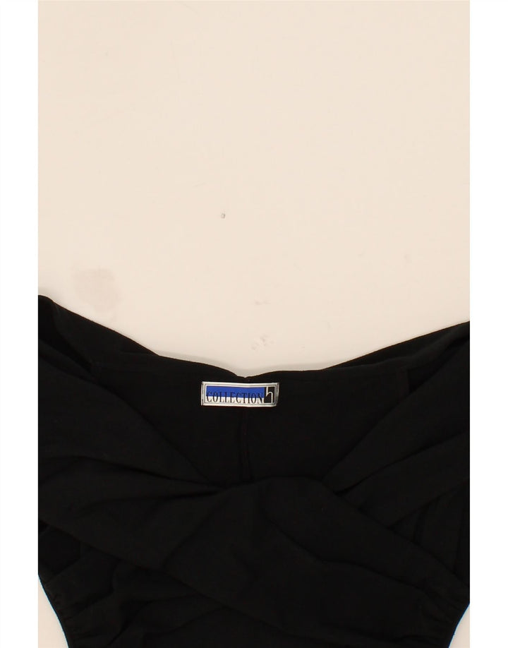 COLLECTION Womens Off Shoulder Dress UK 16 Large Black Polyester Vintage Collection and Second-Hand Collection from Messina Hembry 