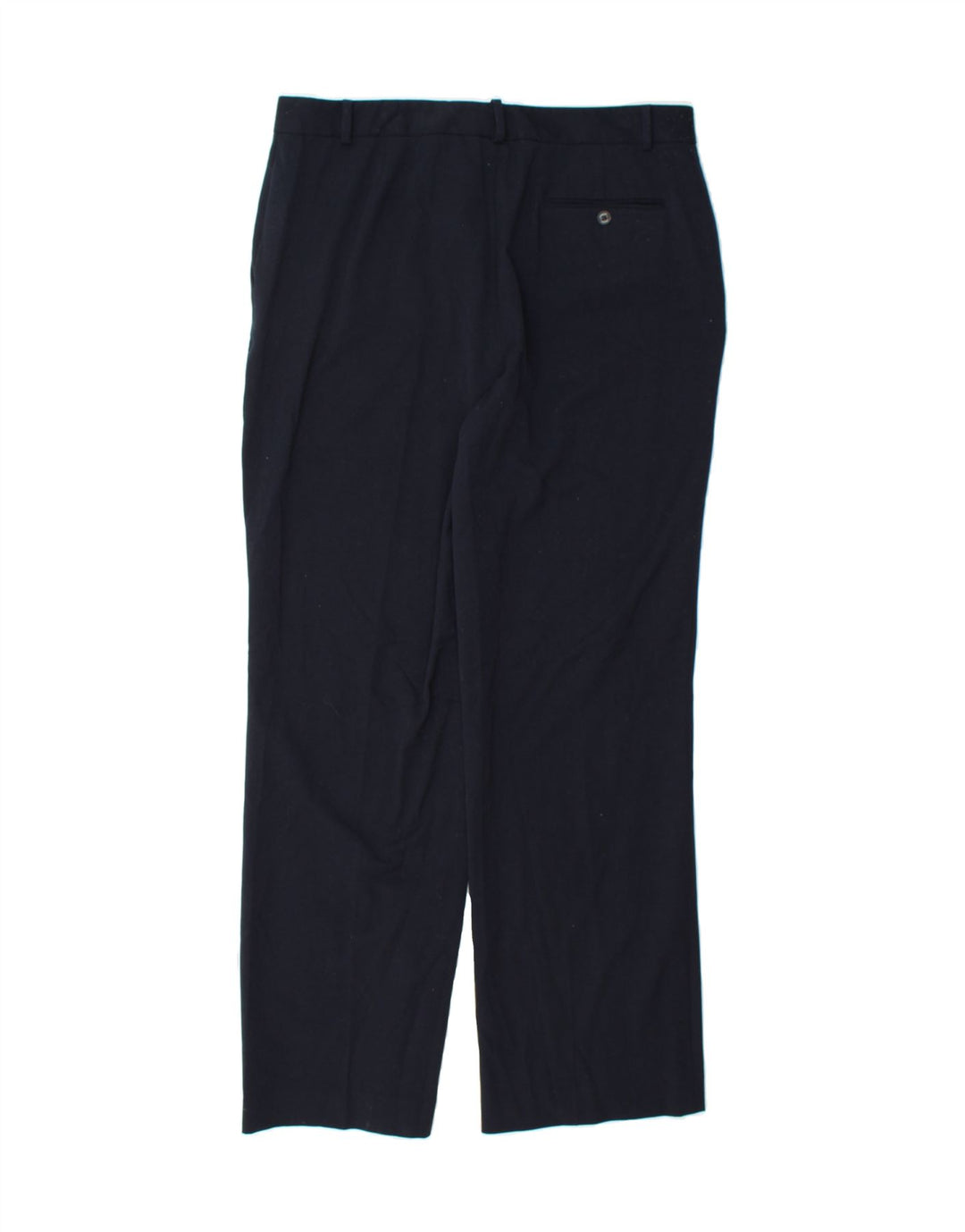 CHAPS Womens Straight Chino Trousers US 12 Large W34 L32 Navy Blue Vintage Chaps and Second-Hand Chaps from Messina Hembry 