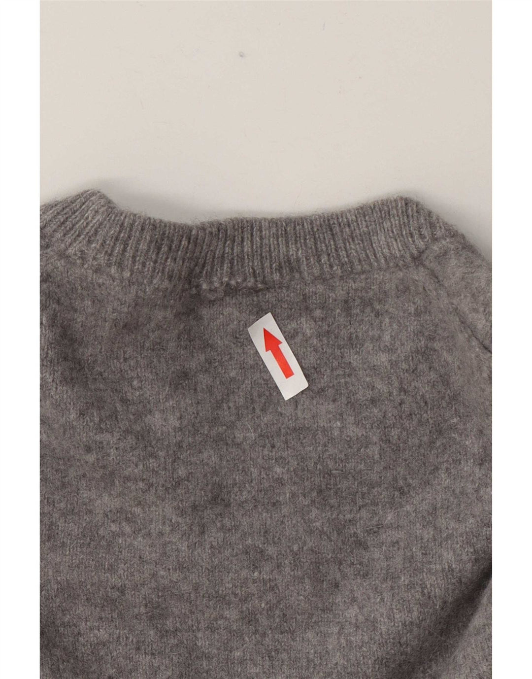 Marks & Spencer Herre sweater med rund hals, mellemgrå uld